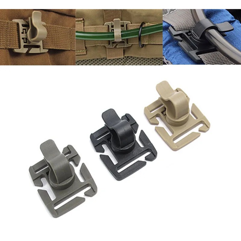 Hydration Pack Backpack - Drink Tube Clip Water Pipe Hose