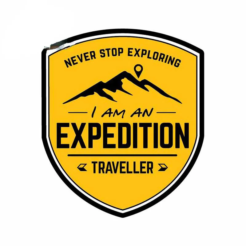Travel Accessories Deals - 13cm Expedition Travel Car Sticker Never