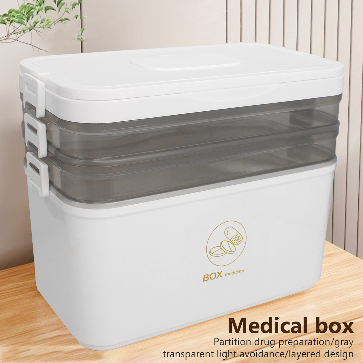 Travel Kitchen Accessories - YX Large-Capacity Multi-Tier Stackable Storage Box