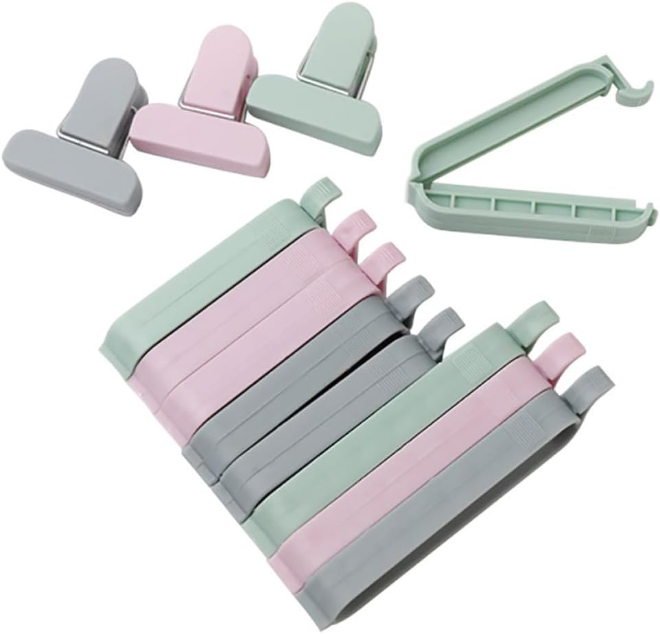 Travel Kitchen Accessories - 12pcs Plastic Bag Clips Sealing Clips