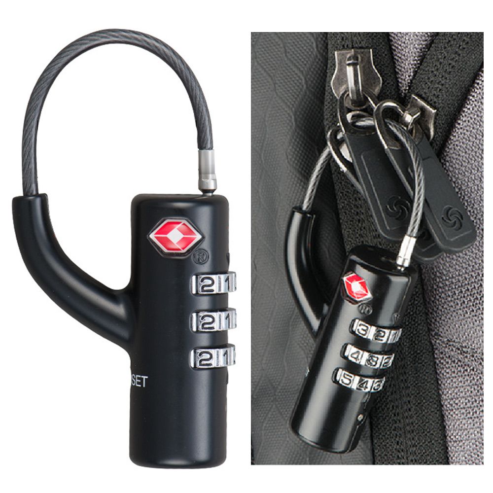 Cable Lock Combination - Waterproof Small Padlock Portable Padlock with