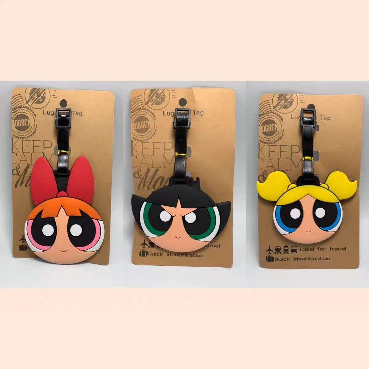 Travel Accessories Deals - Anime The Powerpuff Girls Bag Pendant