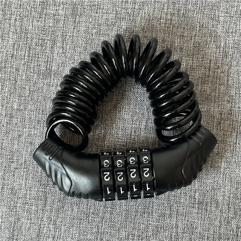 Cable Lock Combination - Durable Classic Helmet Lock Chain 4