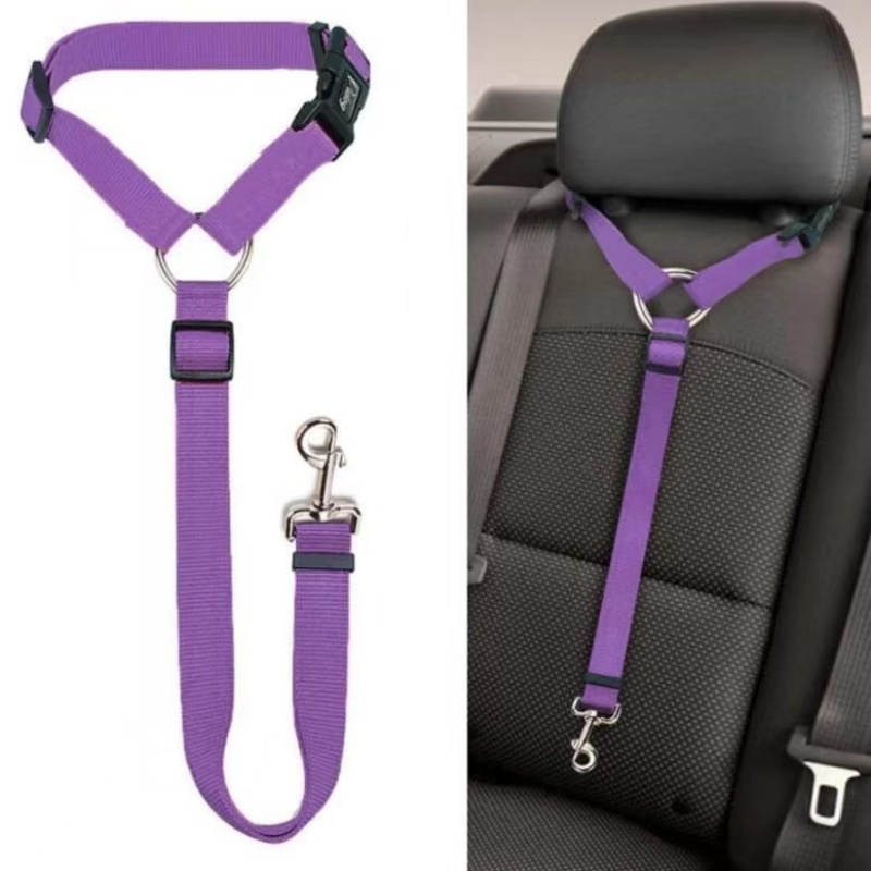 Travel Accessories For Dogs - Adjustable Pet Car Seat Belt Dog