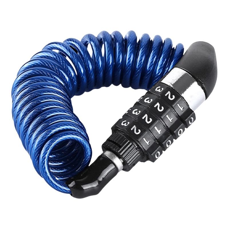 Cable Lock Combination - Motorcycle Helmet Lock Cable 4 Digit