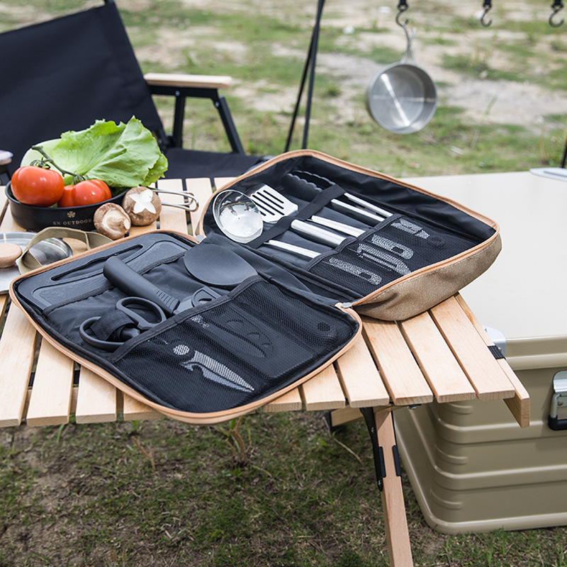 8pcs Camping Kitchen Cookware  - огляд і ціна Travel Kitchen Accessories