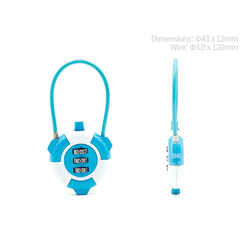 3 Digit Combination Cable Lock - огляд і ціна Cable Lock Combination