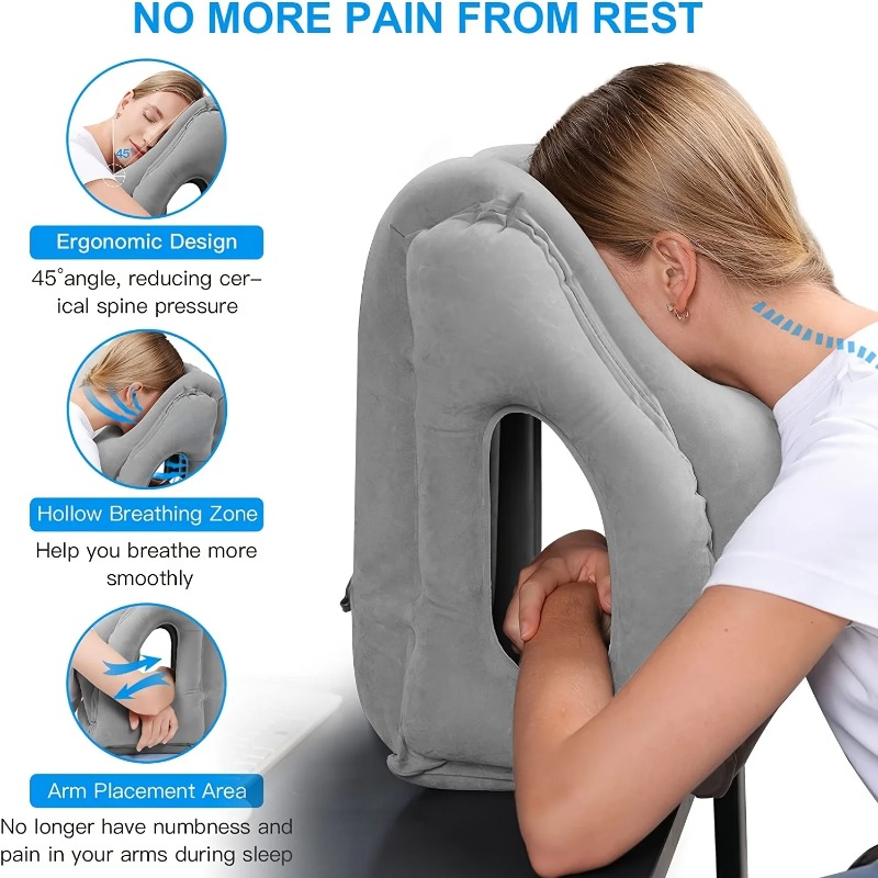 Inflatable Travel Pillows with - огляд і ціна Travel Accessories Long Flight