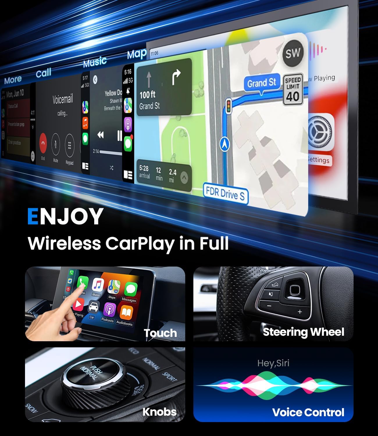New Wireless CarPlay Android A - огляд і ціна Travel Adapter Universal