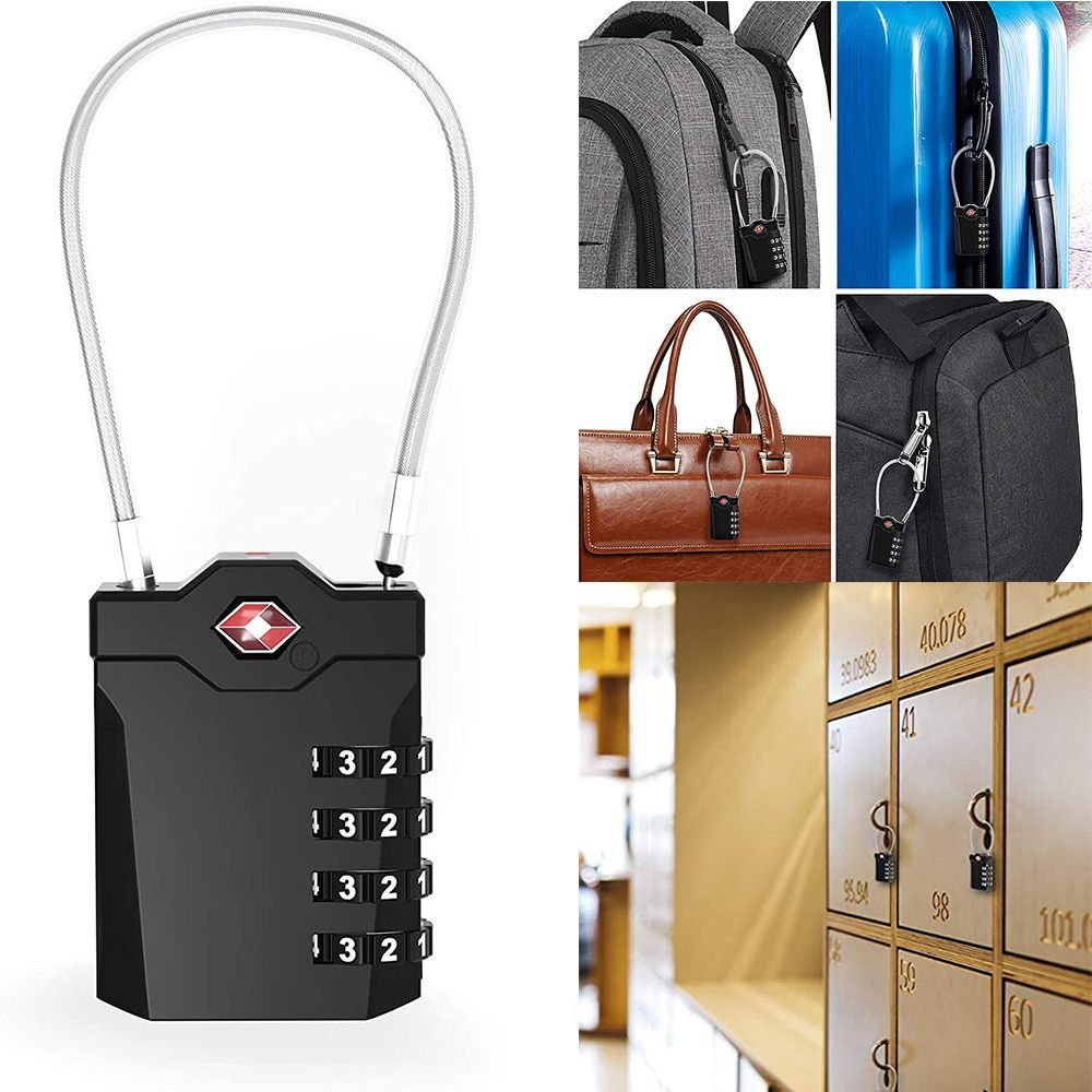 High Security Cable Luggage Lo - огляд і ціна Cable Lock Combination