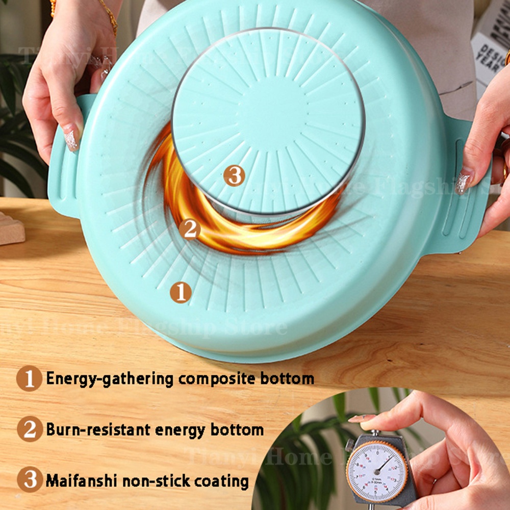 Grill Pan Round Non-Stick Barb - огляд і ціна Travel Kitchen Accessories