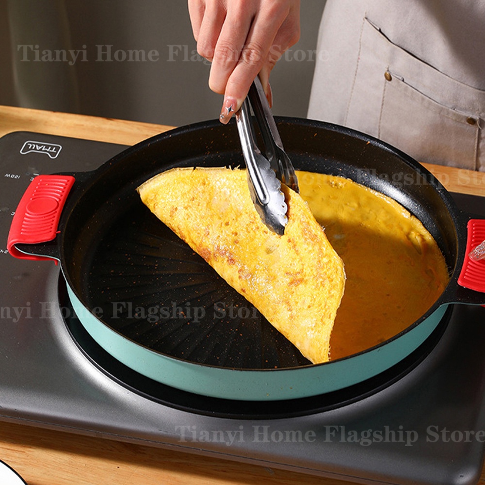 Grill Pan Round Non-Stick Barb - огляд і ціна Travel Kitchen Accessories