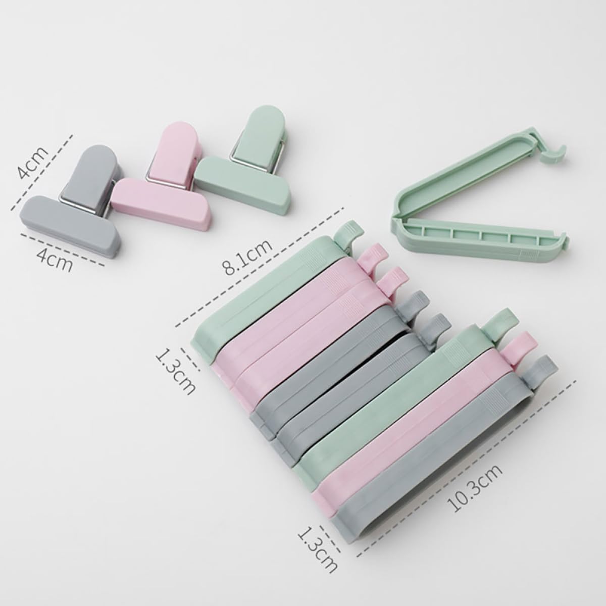 12pcs Plastic Bag Clips Sealin - огляд і ціна Travel Kitchen Accessories