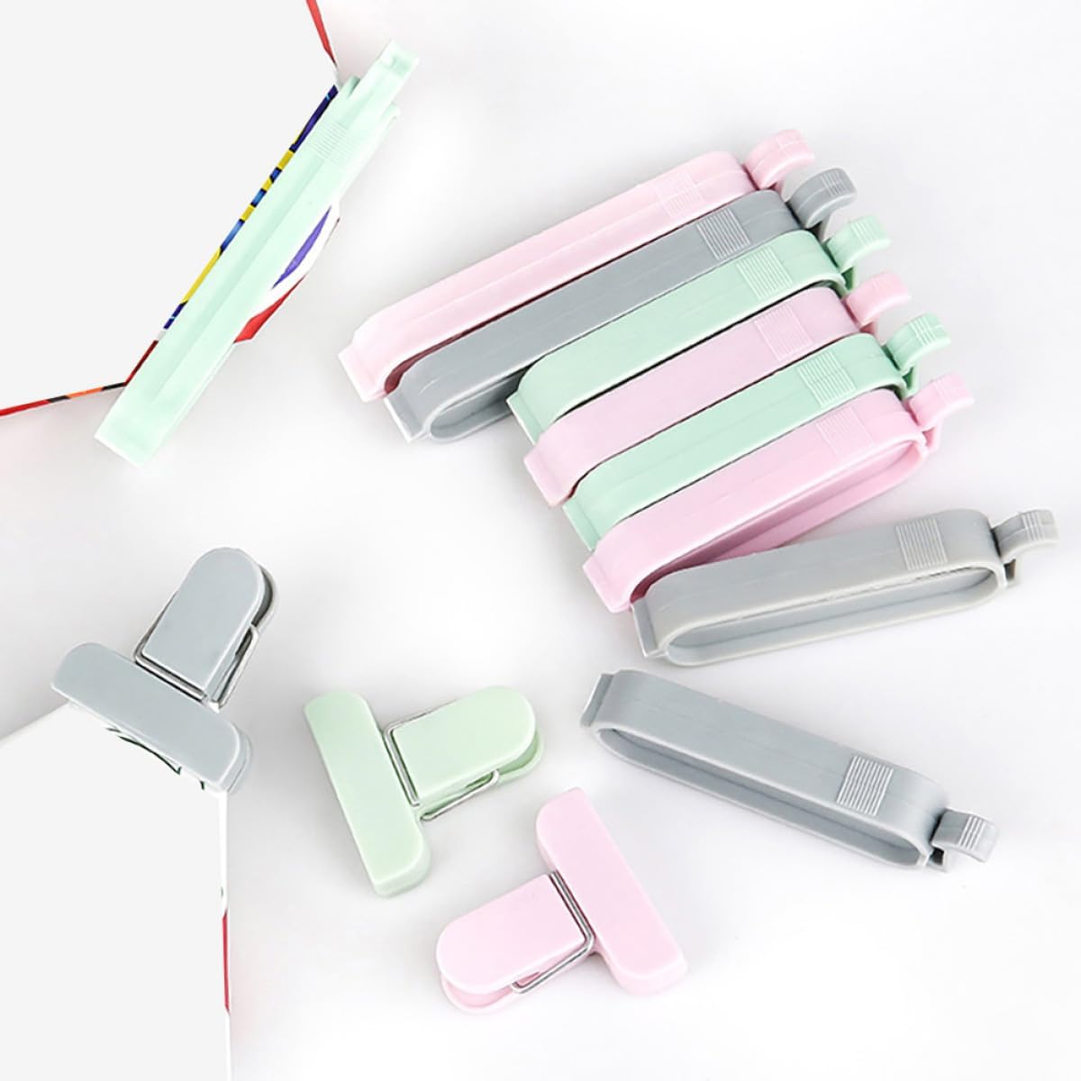 12pcs Plastic Bag Clips Sealin - огляд і ціна Travel Kitchen Accessories