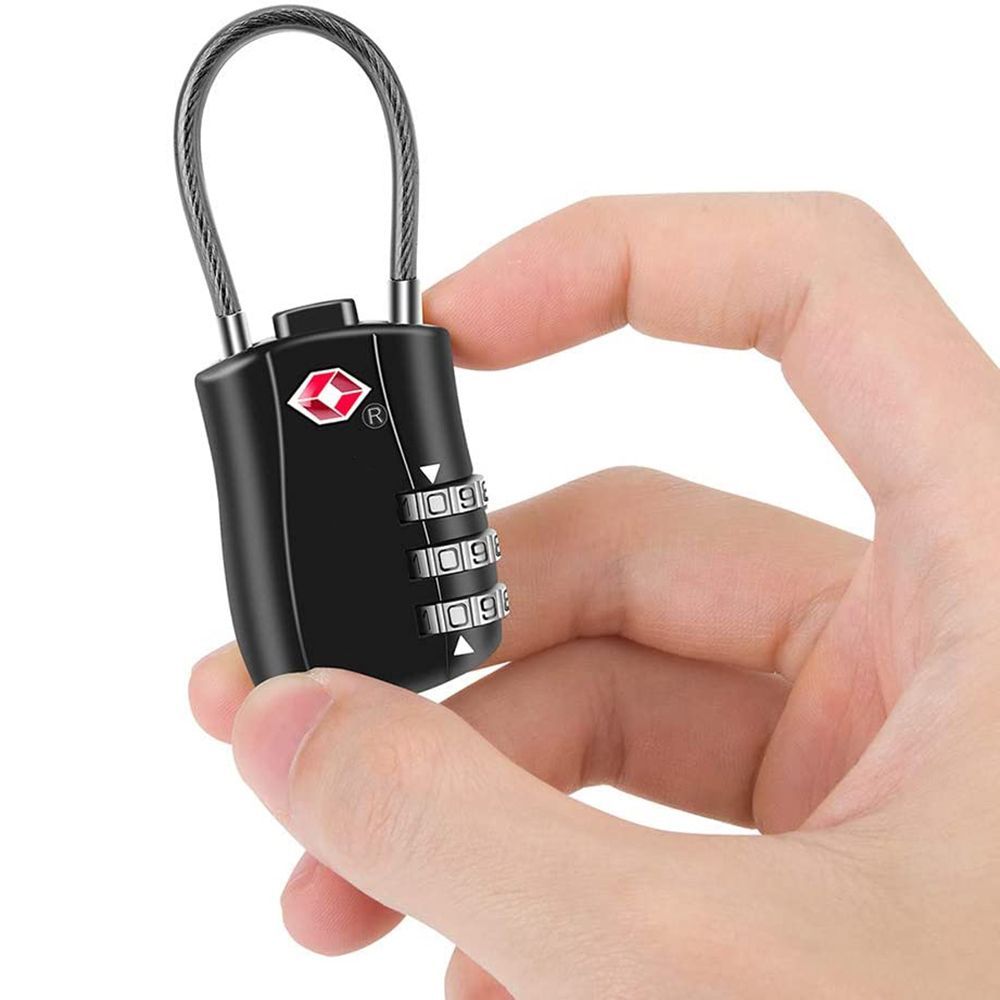 Waterproof Small Padlock Cable - огляд і ціна Cable Lock Combination