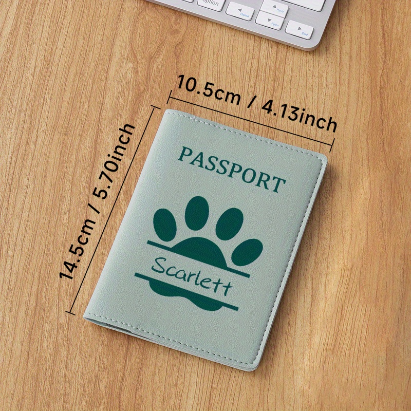 Custom Name Dog Paw Pattern Cl - огляд і ціна Travel Accessories For Dogs