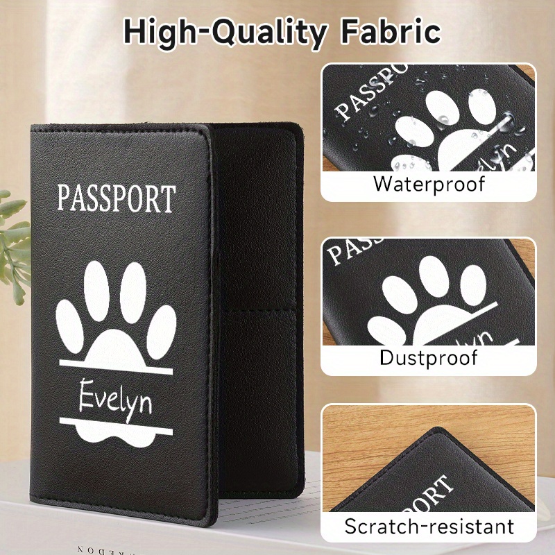 Custom Name Dog Paw Pattern Cl - огляд і ціна Travel Accessories For Dogs