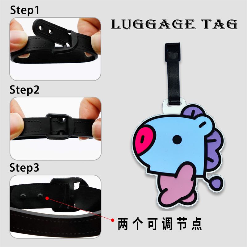 BT21 cartoon cute keychain Kaw - огляд і ціна Travel Accessories Deals
