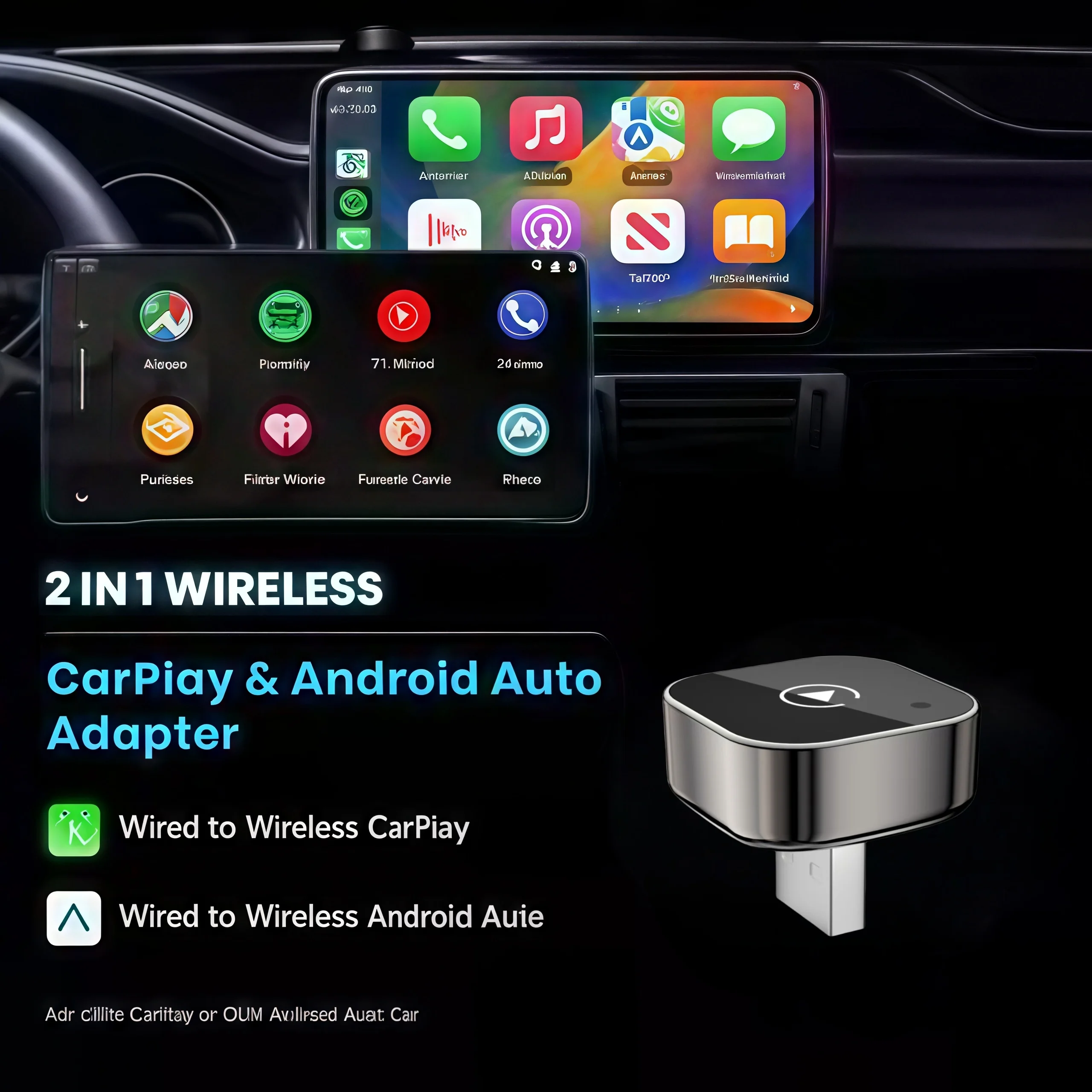 New Wireless CarPlay Android A - огляд і ціна Travel Adapter Universal