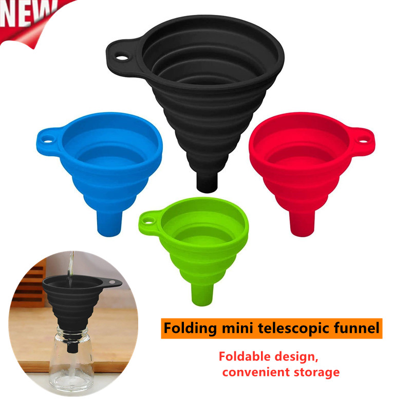 1PCS Foldable Funnel Silicone  - огляд і ціна Travel Kitchen Accessories