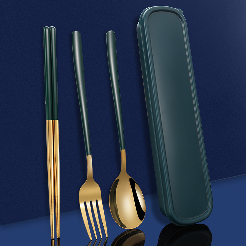 3pcs 3set Tableware Set Stainl - огляд і ціна Travel Kitchen Accessories