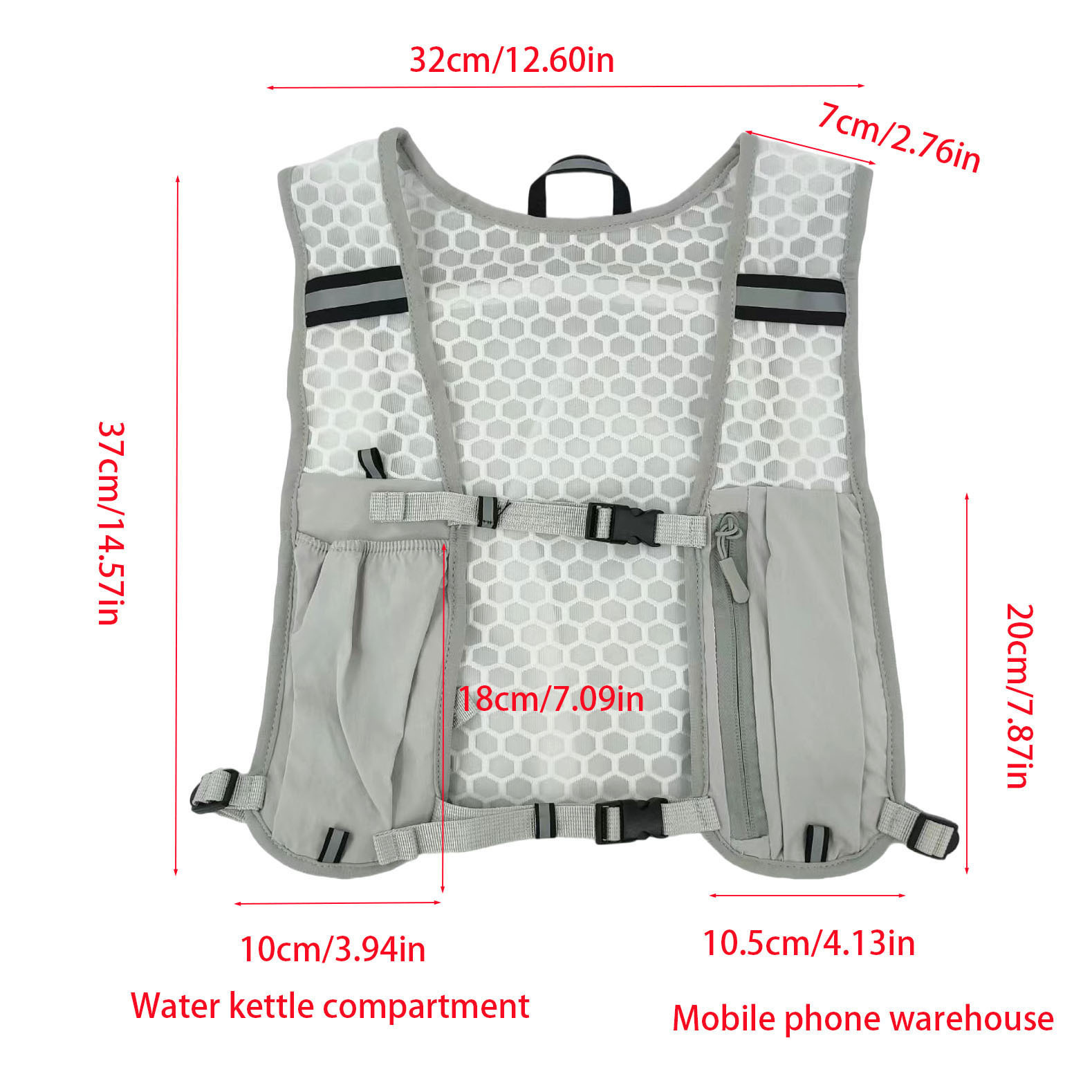 Unisex Running Vest Water-Resi - огляд і ціна Hydration Pack Backpack