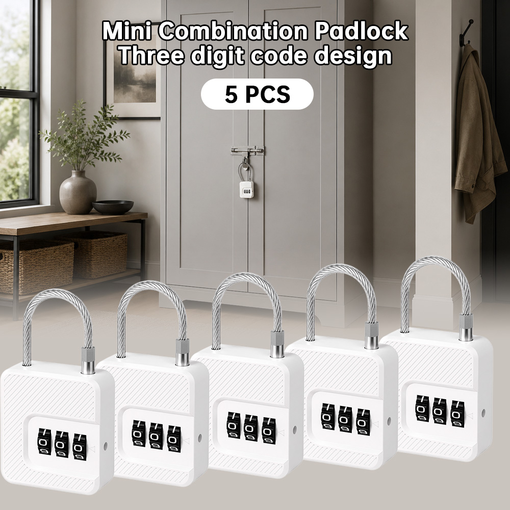 Mini 3 Digit Steel Cable Combi - огляд і ціна Cable Lock Combination