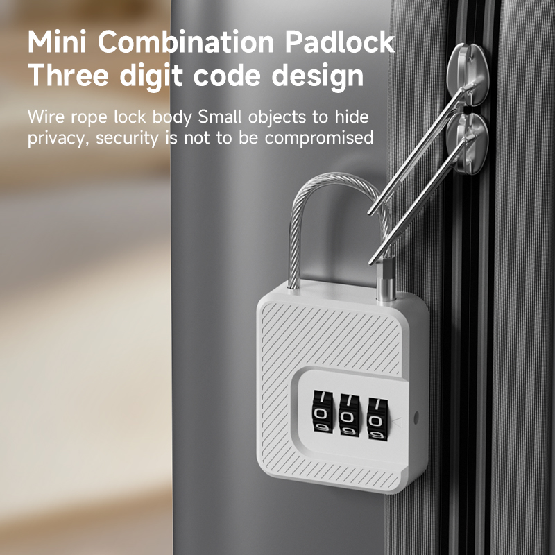 Mini 3 Digit Steel Cable Combi - огляд і ціна Cable Lock Combination