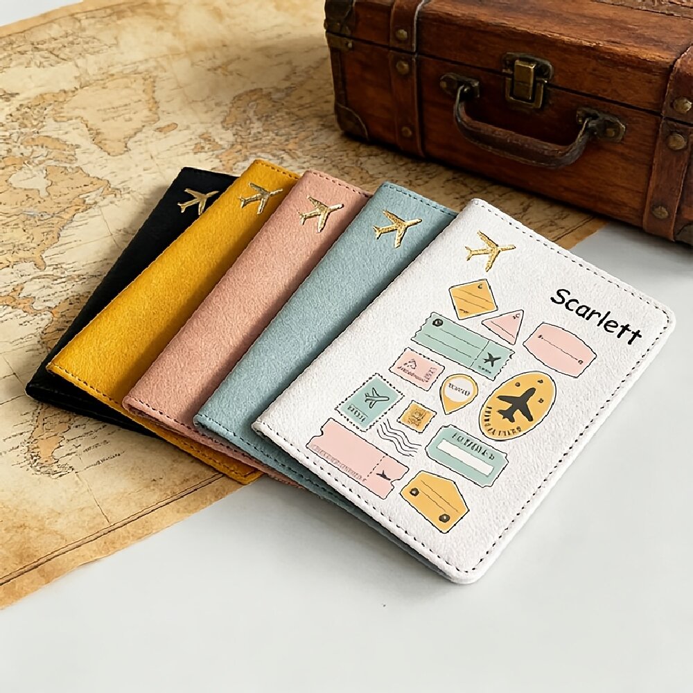 Custom Name & Initial Passport - огляд і ціна Travel Accessories Passport Holder