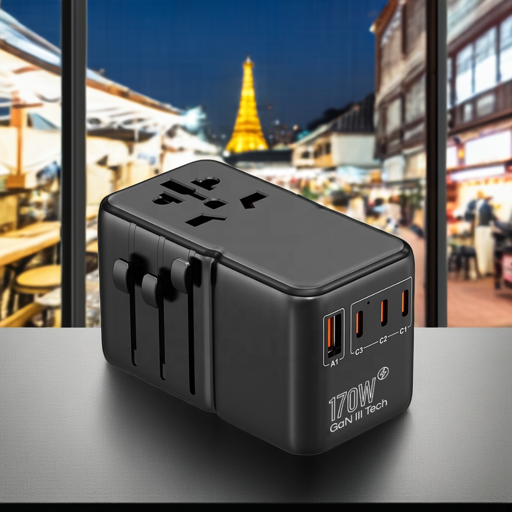 PD 170W Multi Ports Internatio - огляд і ціна Travel Adapter Universal