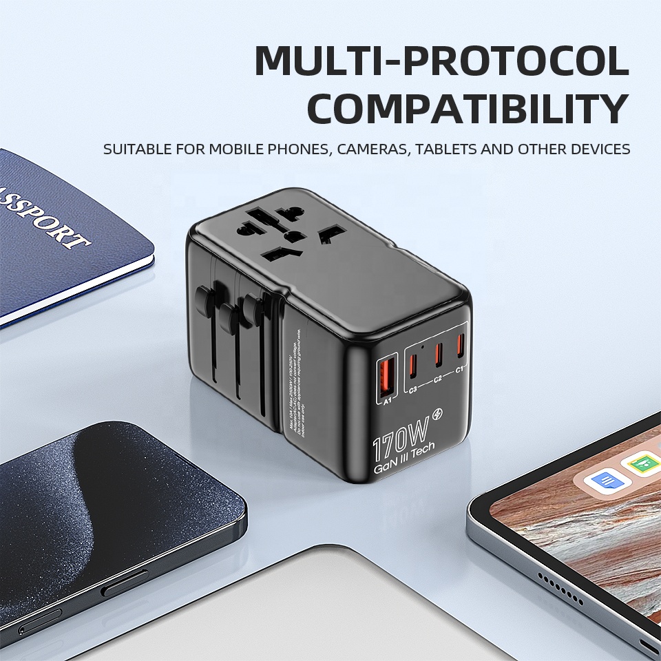 PD 170W Multi Ports Internatio - огляд і ціна Travel Adapter Universal