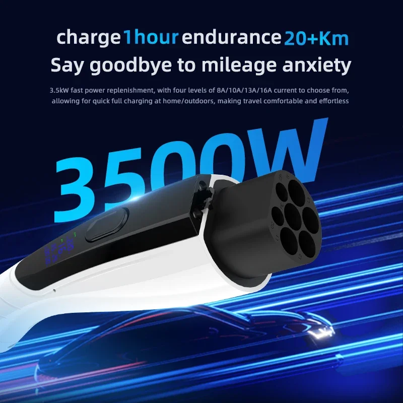 NEW 3.5KW 16A GB/T20234 EV Por - огляд і ціна Travel Adapter Universal