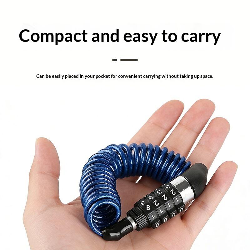 Motorcycle Helmet Lock Cable 4 - огляд і ціна Cable Lock Combination