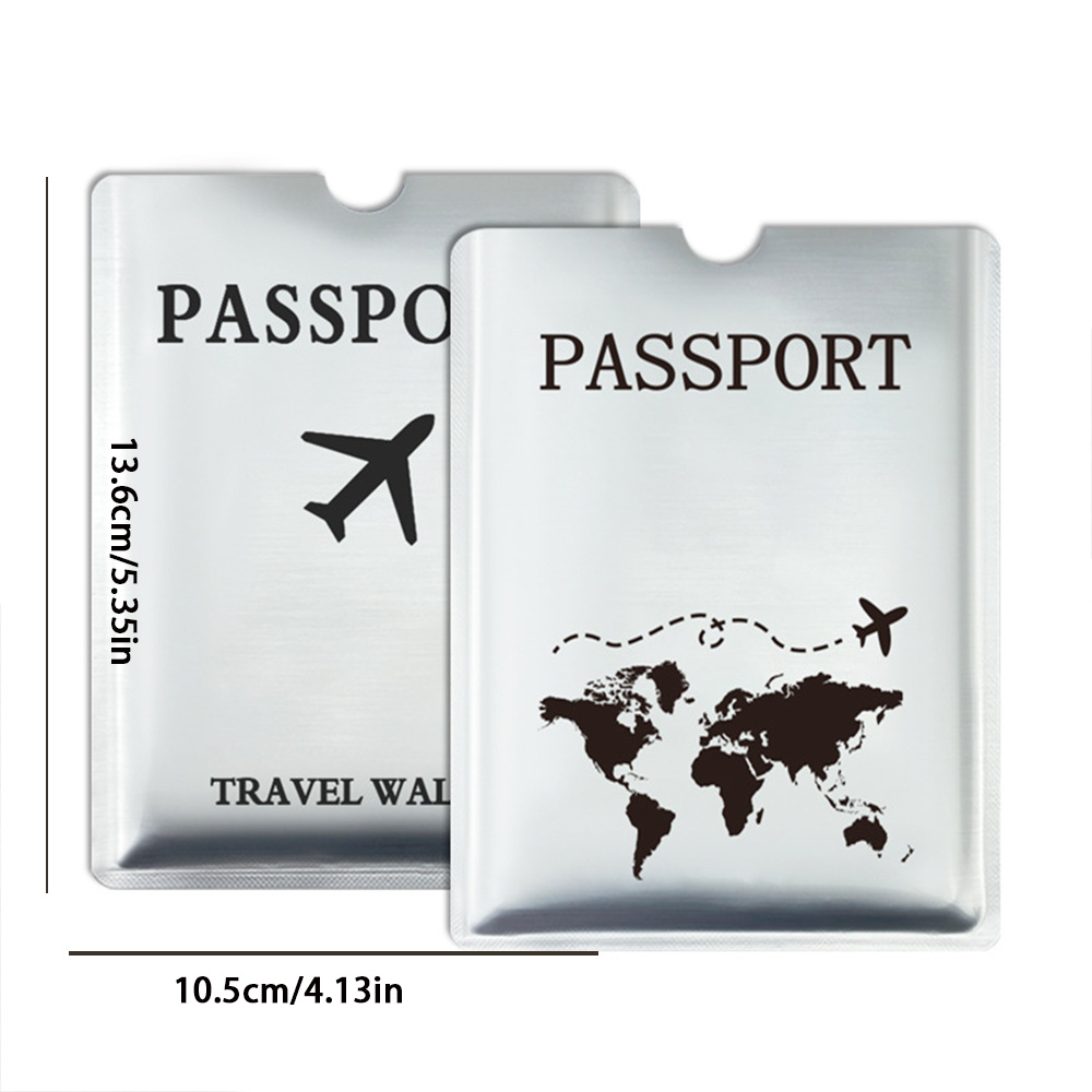 Aluminum foil passport protect - огляд і ціна Travel Accessories Passport Holder