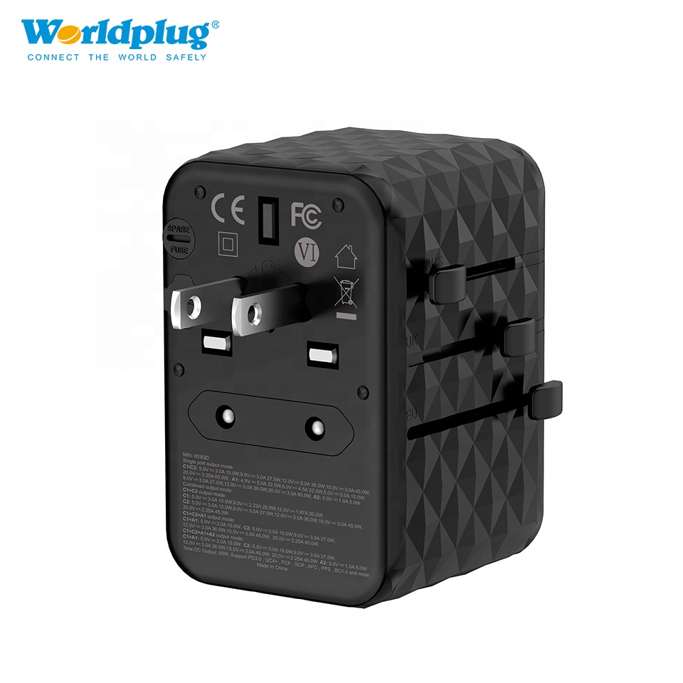 PD3.0 QC 4.0 GaN 65W Travel Ch - огляд і ціна Travel Adapter Universal